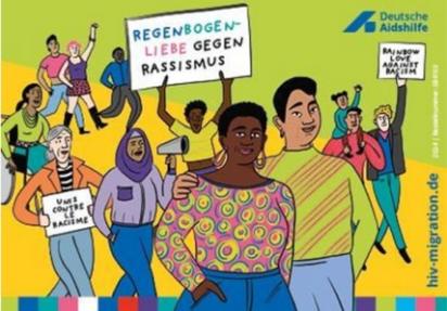 Regenbogenliebe ohne Rassismus Gr&uuml;n