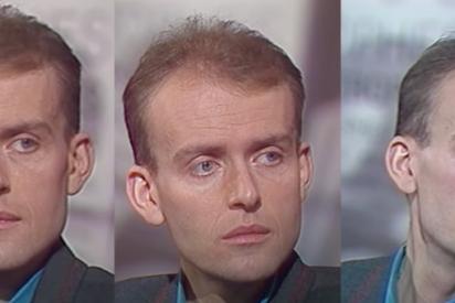 Hervé Guibert in der TV-Sendung Apostrophes 1990 (Sceenshots Archiv INA).