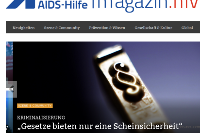 Bildschirmfoto magazin.hiv