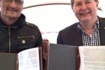 Edgar Kitter und Reinhard Klenke