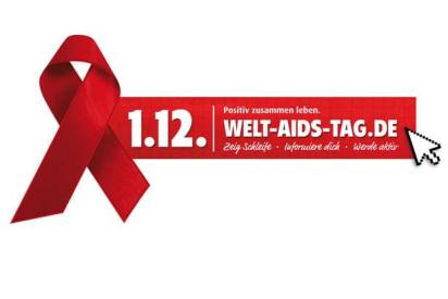Das Logo der Kampagne mit Roter Schleife