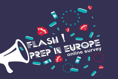 Logo der Umfrage Flash! PrEP in Europe
