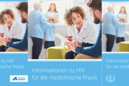 blaues Cover zur Broschüre medizinische Praxis