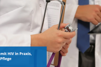 Screenshot des DAH-Portals "Menschen mit HIV in Praxis, Klinik und Pflege"